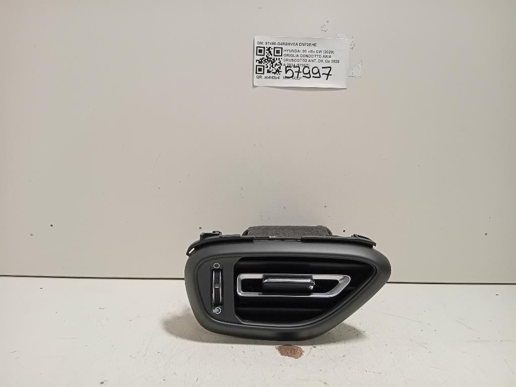 Griglia Condotto ARIA Cruscotto ANT DX 97480-G4RB0VCA Hyundai I30 III CW 2020