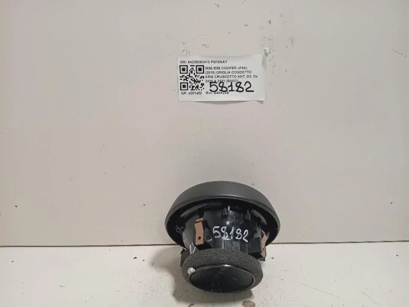 Griglia Condotto ARIA Cruscotto ANT DX 64229262413 Mini MINI Cooper F56 2018