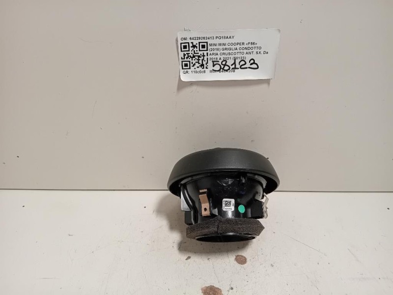 Griglia Condotto ARIA Cruscotto ANT SX 64229262413 Mini MINI Cooper F56 2018