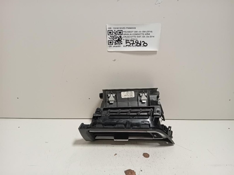 Griglia Condotto ARIA Cruscotto ANT SX 1303818XZD Peugeot 308 II SW 2014