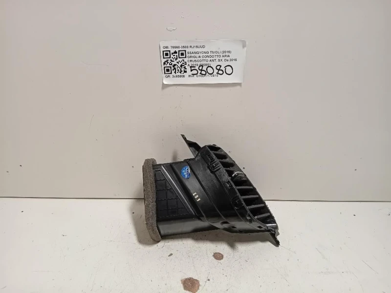 Griglia Condotto ARIA Cruscotto ANT SX 76560-3500 Ssangyong Tivoli 2015