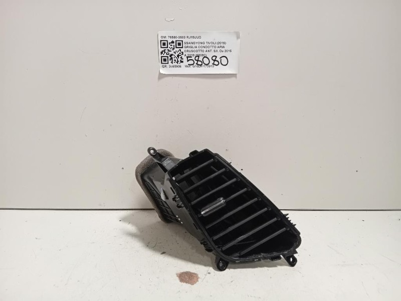 Griglia Condotto ARIA Cruscotto ANT SX 76560-3500 Ssangyong Tivoli 2015