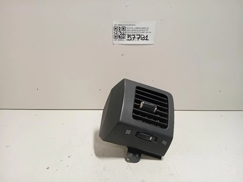 Griglia Condotto ARIA Cruscotto ANT SX 55650-60100 Toyota Landcruiser 120 2003