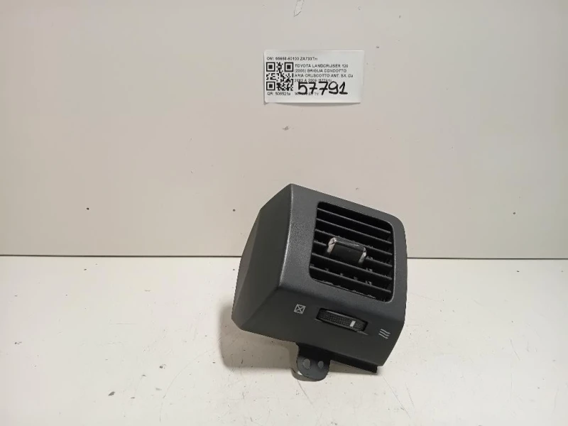 Griglia Condotto ARIA Cruscotto ANT SX 55650-60100 Toyota Landcruiser 120 2003