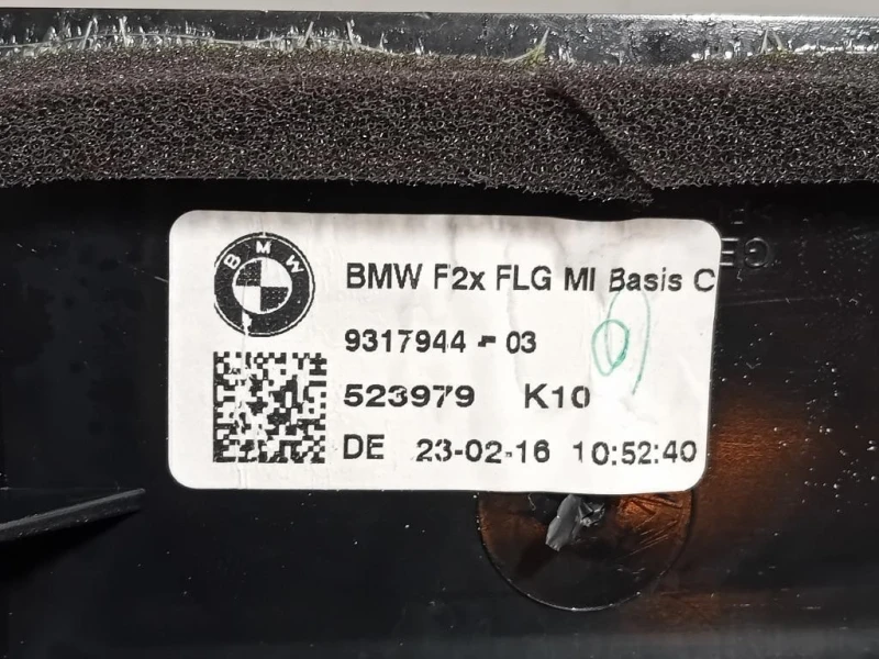Griglia Condotto ARIA Cruscotto Centrale 931794403 Bmw Serie 2 F23 Cabrio 2014