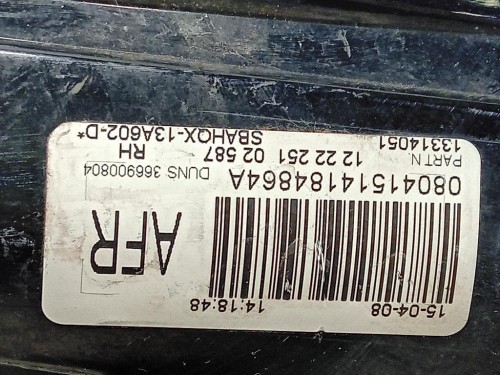 Fanale POST DX 13314051 Opel Astra J 2012