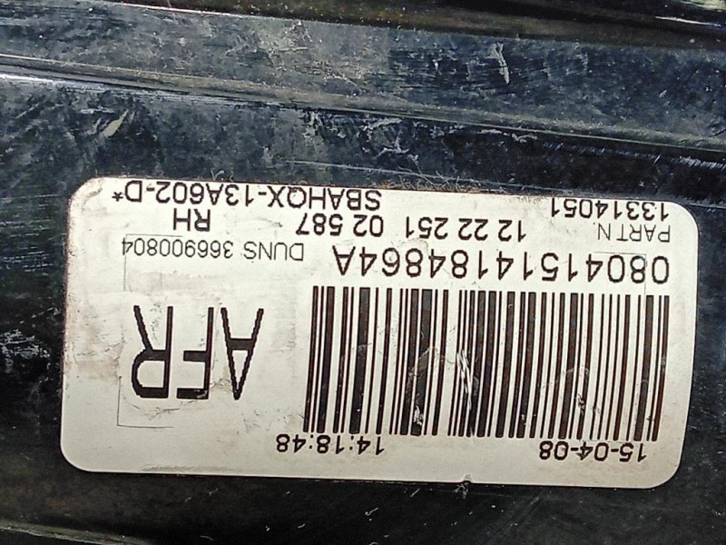 Fanale POST DX 13314051 Opel Astra J 2012