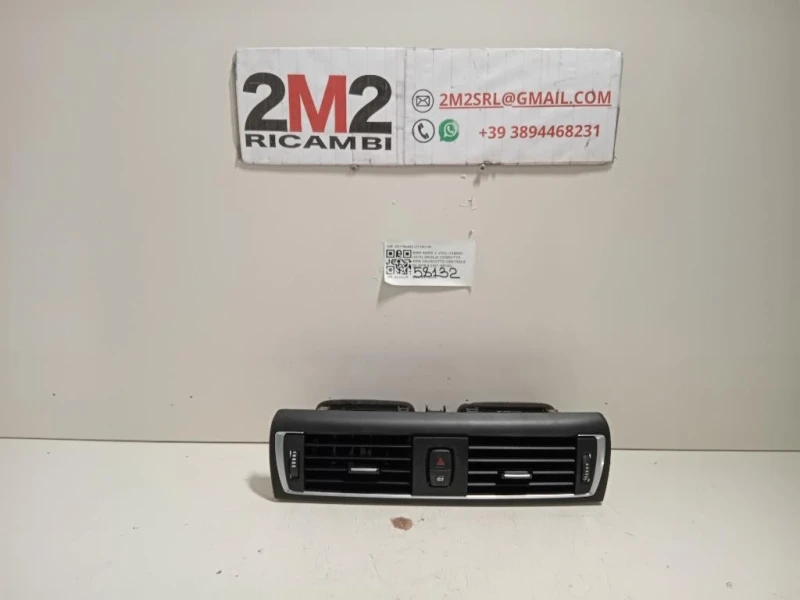Griglia Condotto ARIA Cruscotto Centrale 931794403 Bmw Serie 2 F23 Cabrio 2014
