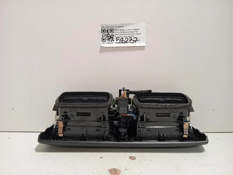 Griglia Condotto ARIA Cruscotto Centrale 920711612 Bmw Serie 2 F23 Cabrio 2014