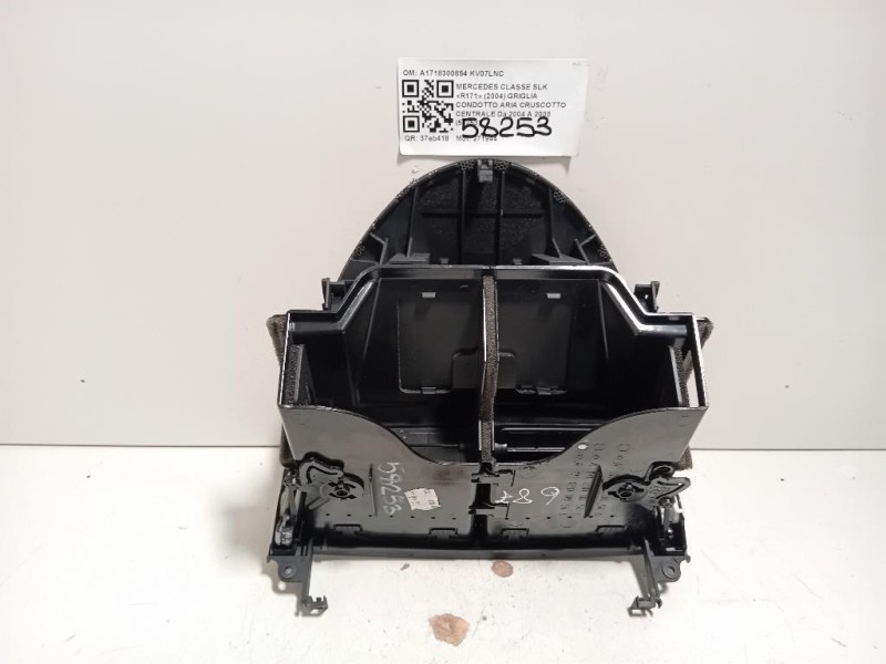 Griglia Condotto ARIA Cruscotto Centrale A1718300854 Mercedes Classe SLK R171 2004