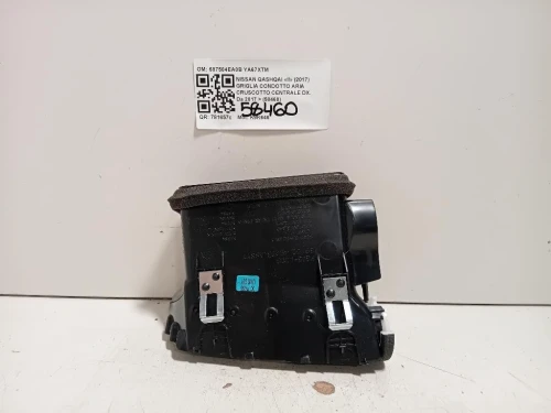 Griglia Condotto ARIA Cruscotto Centrale DX 687504EA0B Nissan Qashqai II 2017
