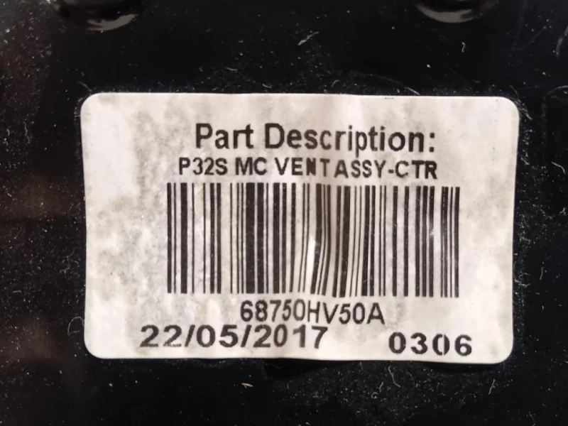 Griglia Condotto ARIA Cruscotto Centrale DX 687504EA0B Nissan Qashqai II 2017
