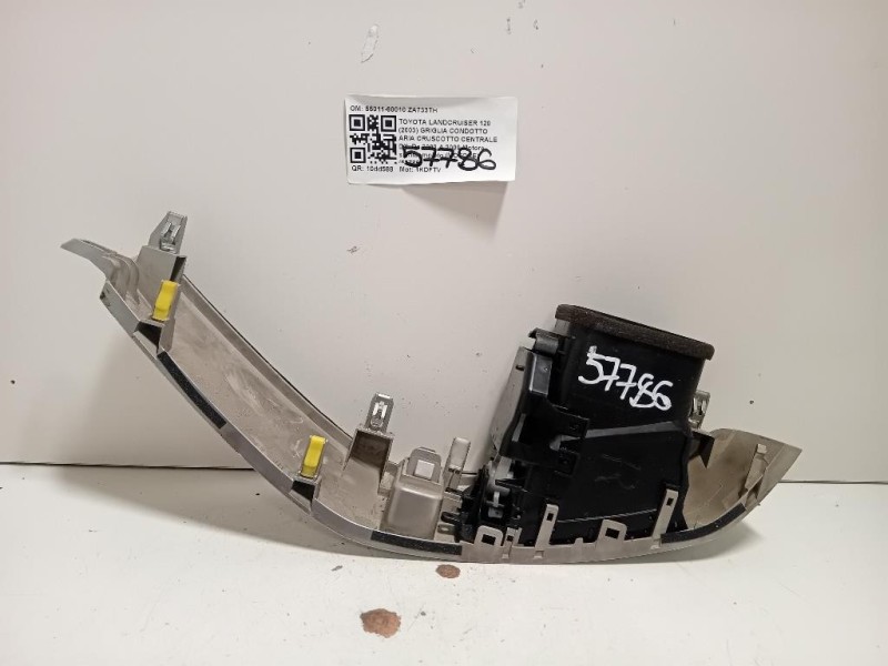 Griglia Condotto ARIA Cruscotto Centrale DX 55011-60010 Toyota Landcruiser 120 2003