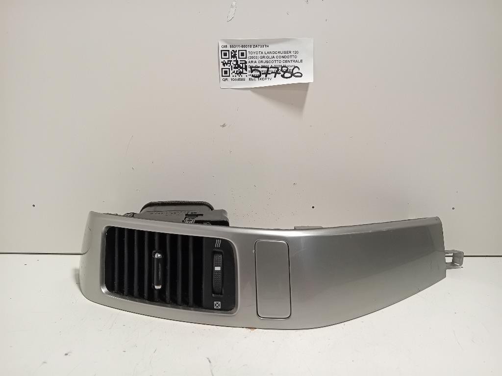 Griglia Condotto ARIA Cruscotto Centrale DX 55011-60010 Toyota Landcruiser 120 2003