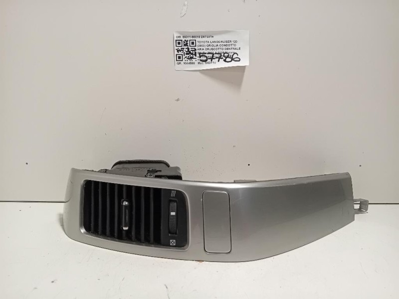 Griglia Condotto ARIA Cruscotto Centrale DX 55011-60010 Toyota Landcruiser 120 2003