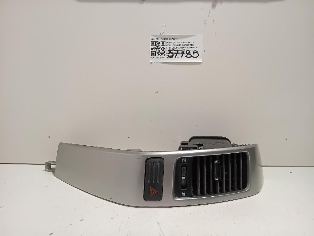 Griglia Condotto ARIA Cruscotto Centrale SX 55012-60010 Toyota Landcruiser 120 2003