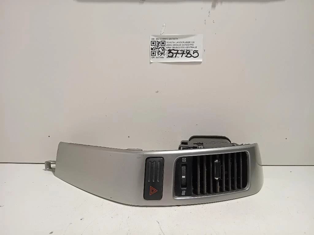 Griglia Condotto ARIA Cruscotto Centrale SX 55012-60010 Toyota Landcruiser 120 2003