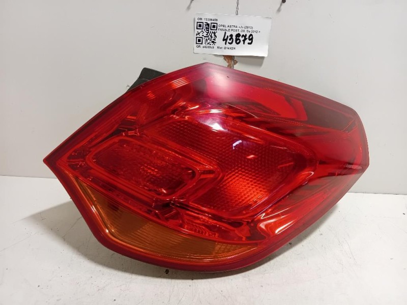 Fanale POST DX 13306459 Opel Astra J 2012