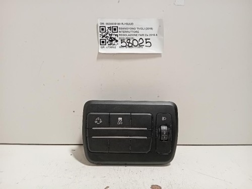 Interruttore Regolazione FARI 8530035180 Ssangyong Tivoli 2015