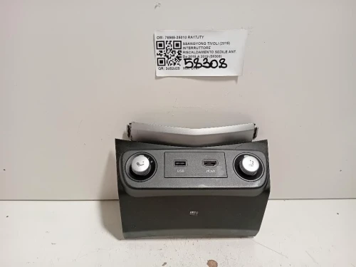 Interruttore Riscaldamento Sedile ANT 76565-35010 Ssangyong Tivoli 2015