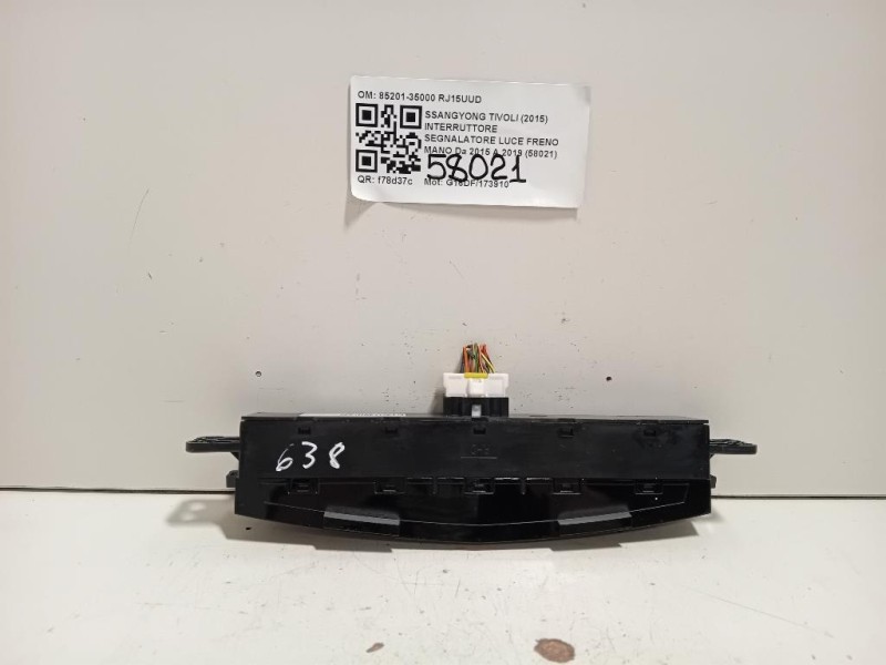Interruttore Segnalatore LUCE Freno MANO 85201-35000 Ssangyong Tivoli 2015