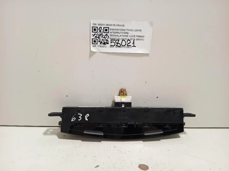 Interruttore Segnalatore LUCE Freno MANO 85201-35000 Ssangyong Tivoli 2015