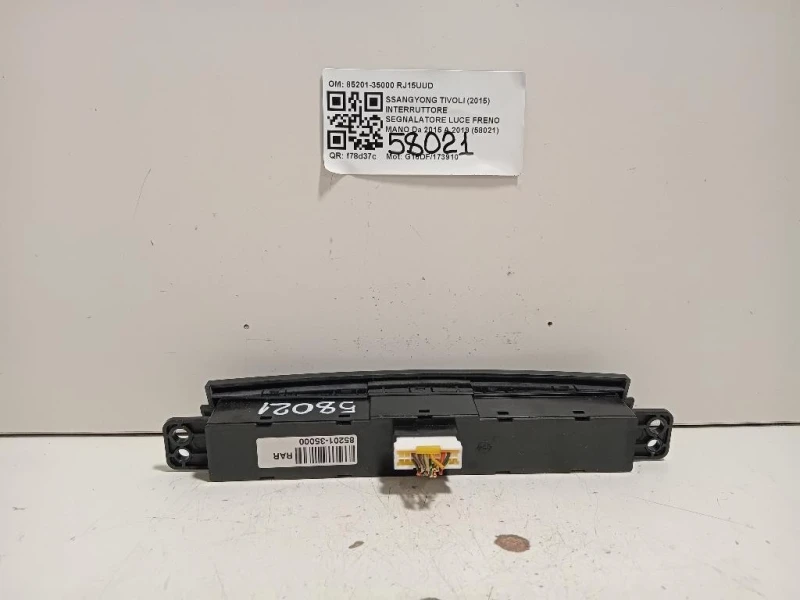 Interruttore Segnalatore LUCE Freno MANO 85201-35000 Ssangyong Tivoli 2015