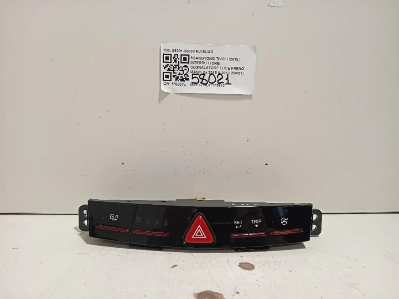 Interruttore Segnalatore LUCE Freno MANO 85201-35000 Ssangyong Tivoli 2015