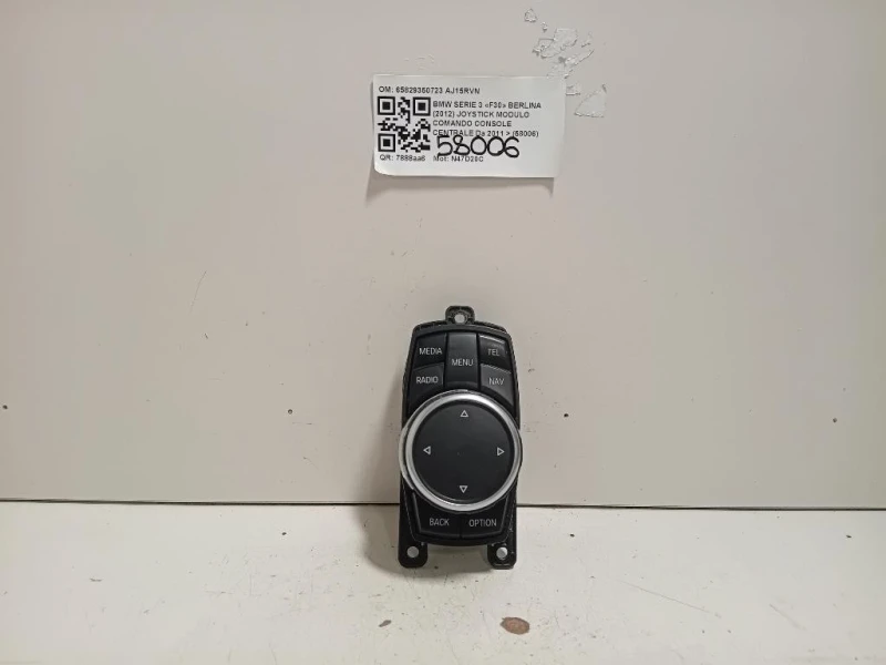Joystick Modulo Comando Console Centrale 65829350723 Bmw Serie 3 F30 Berlina 2012