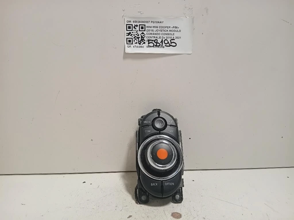 Joystick Modulo Comando Console Centrale 65829392037 Mini MINI Cooper F56 2018
