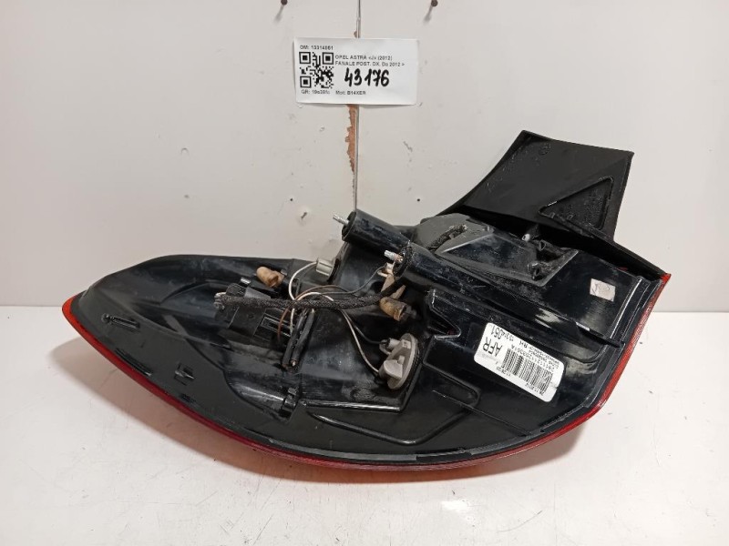 Fanale POST DX 13314051 Opel Astra J 2012