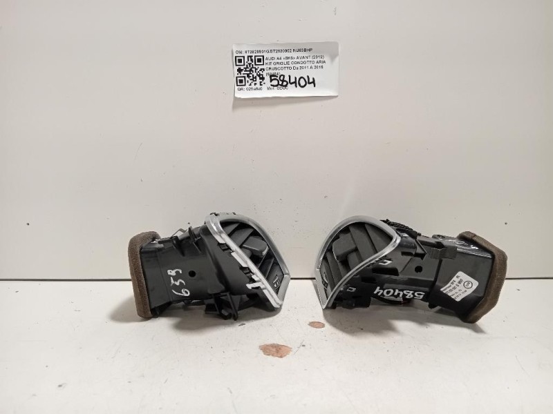 KIT Griglie Condotto ARIA Cruscotto 8T2820901G8T2820902 Audi A4 8K5 Avant 2012