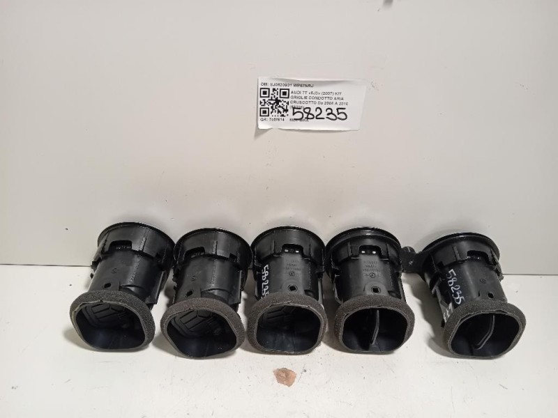 KIT Griglie Condotto ARIA Cruscotto 8J0820901 Audi TT 8J3 2007