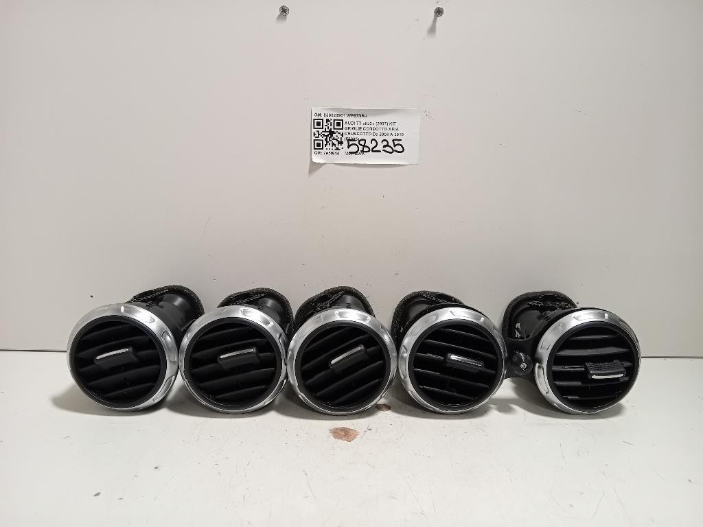 KIT Griglie Condotto ARIA Cruscotto 8J0820901 Audi TT 8J3 2007