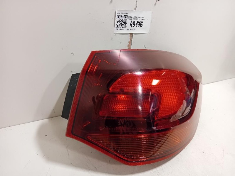 Fanale POST DX 13314051 Opel Astra J 2012