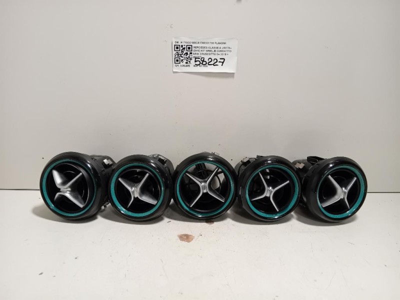 KIT Griglie Condotto ARIA Cruscotto A1768301800A1768301700 Mercedes Classe A W176 2015