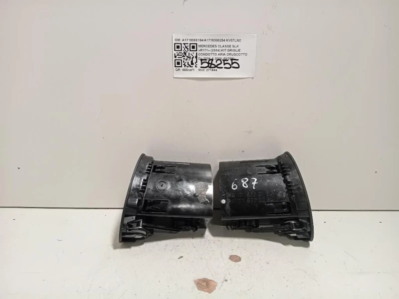 KIT Griglie Condotto ARIA Cruscotto A1718300154A1718300254 Mercedes Classe SLK R171 2004