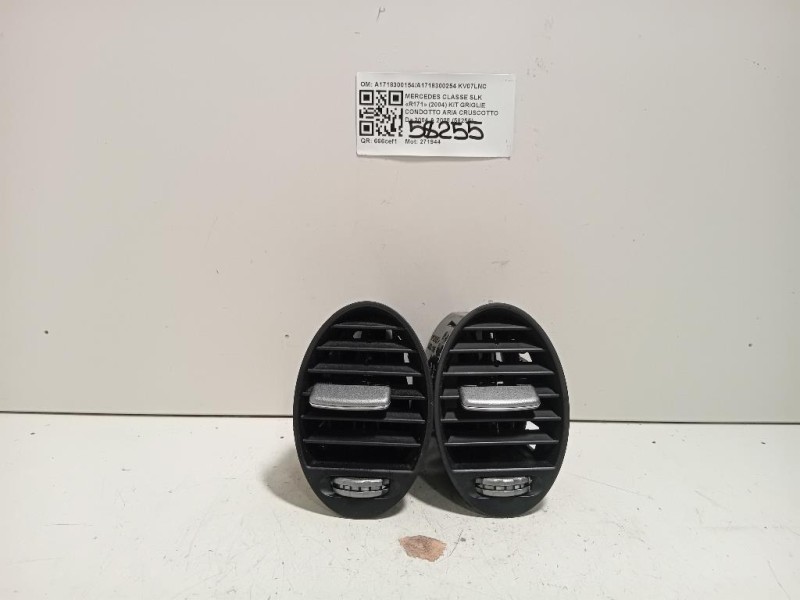 KIT Griglie Condotto ARIA Cruscotto A1718300154A1718300254 Mercedes Classe SLK R171 2004