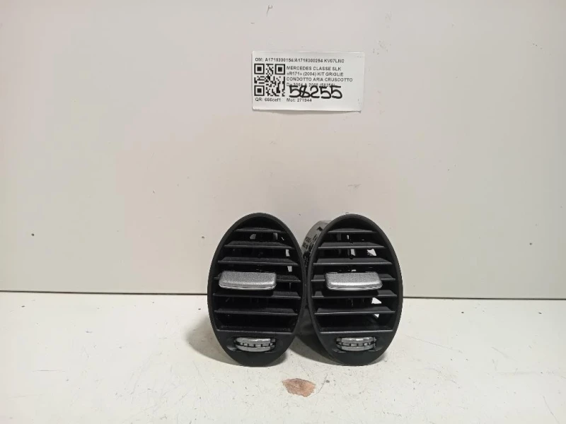 KIT Griglie Condotto ARIA Cruscotto A1718300154A1718300254 Mercedes Classe SLK R171 2004