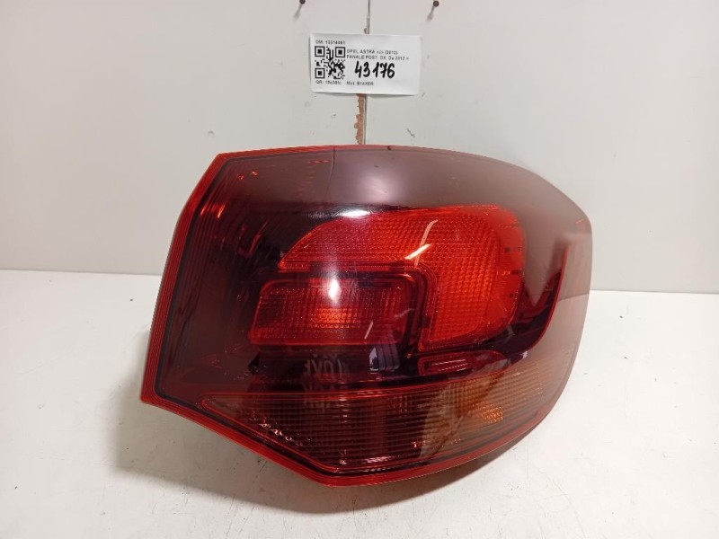 Fanale POST DX 13314051 Opel Astra J 2012