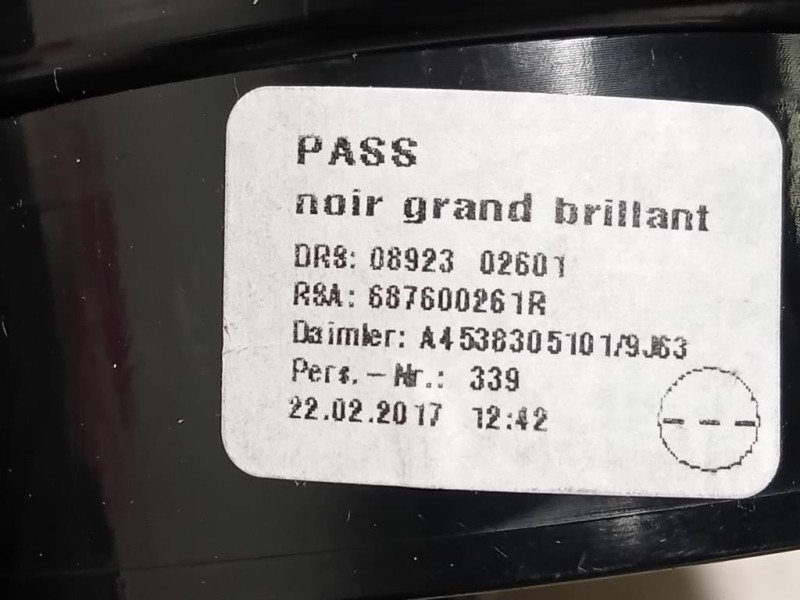 KIT Griglie Condotto ARIA Cruscotto 687607590R Smart Forfour 453 2015