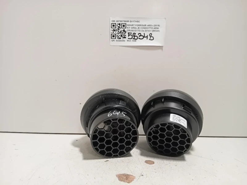 KIT Griglie Condotto ARIA Cruscotto 687607590R Smart Forfour 453 2015