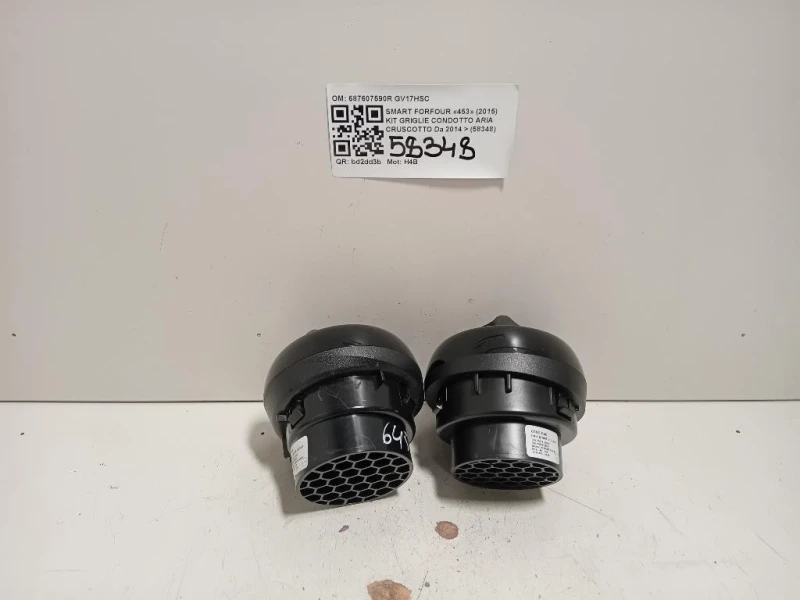 KIT Griglie Condotto ARIA Cruscotto 687607590R Smart Forfour 453 2015