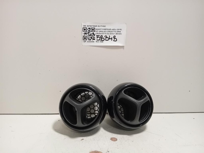 KIT Griglie Condotto ARIA Cruscotto 687607590R Smart Forfour 453 2015