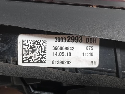 Fanale POST DX 39032993 Opel Astra K 2016