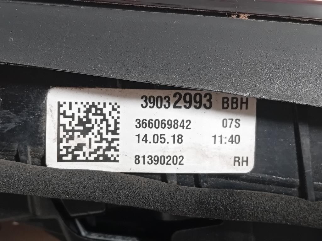 Fanale POST DX 39032993 Opel Astra K 2016