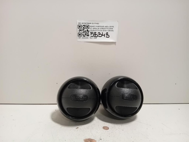KIT Griglie Condotto ARIA Cruscotto 687607590R Smart Forfour 453 2015