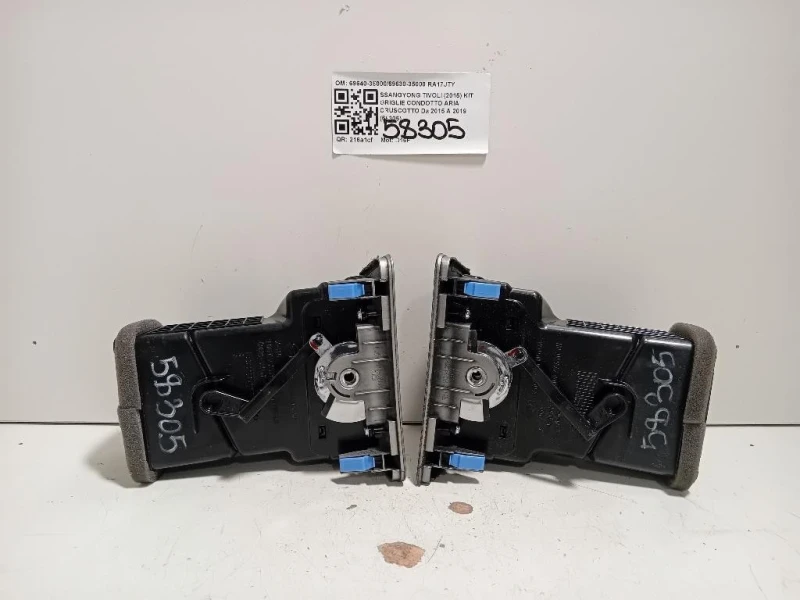 KIT Griglie Condotto ARIA Cruscotto 69640-3500069630-35000 Ssangyong Tivoli 2015