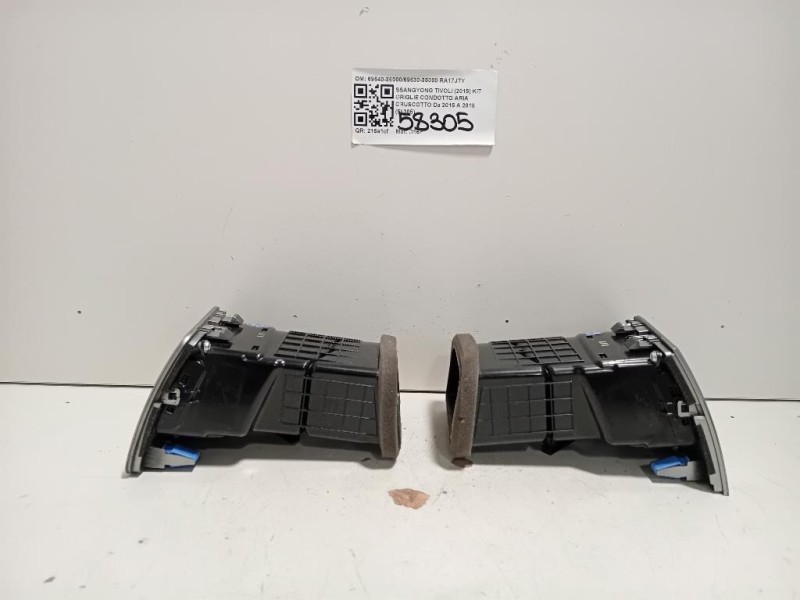 KIT Griglie Condotto ARIA Cruscotto 69640-3500069630-35000 Ssangyong Tivoli 2015