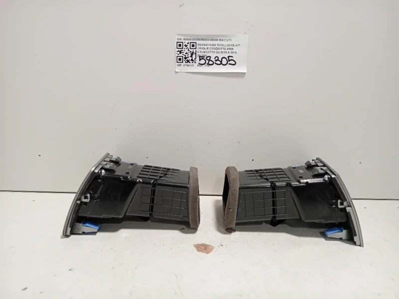 KIT Griglie Condotto ARIA Cruscotto 69640-3500069630-35000 Ssangyong Tivoli 2015